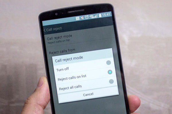 How To AutoReject Phone Calls On The LG G3 Smartphone