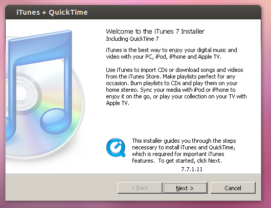 Install iTunes on Ubuntu -04