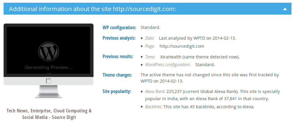 How To Find The Name Of WordPress Theme Used On A Website