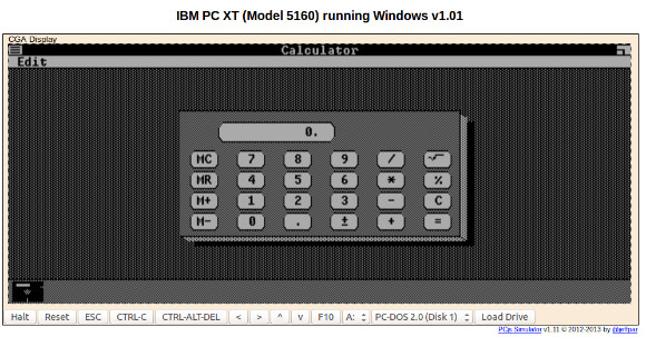 Windows V1 1985 Screenshot