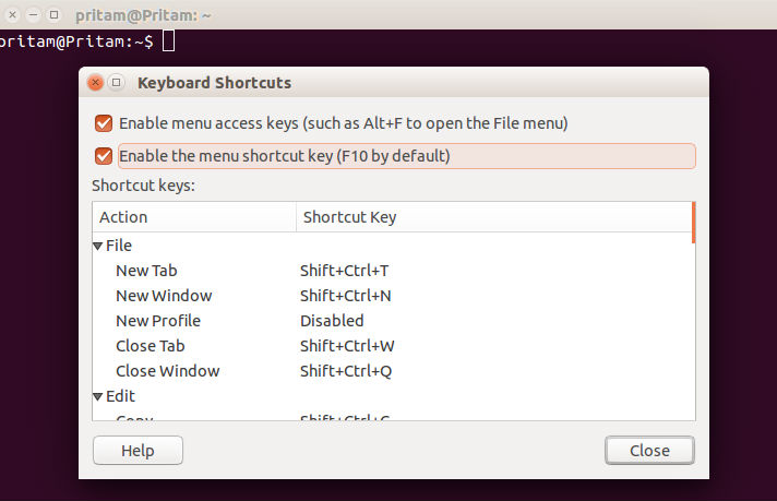 ubuntu keyboard shortcuts pdf