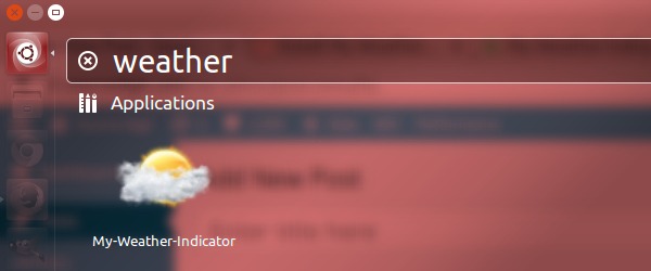 desktop weather indicator ubuntu