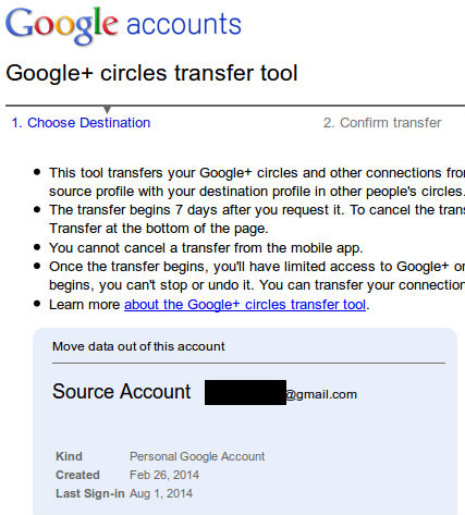 how to know others gmail account creation date