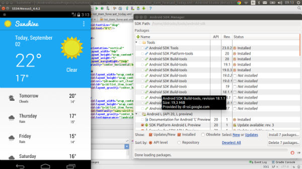 android studio development