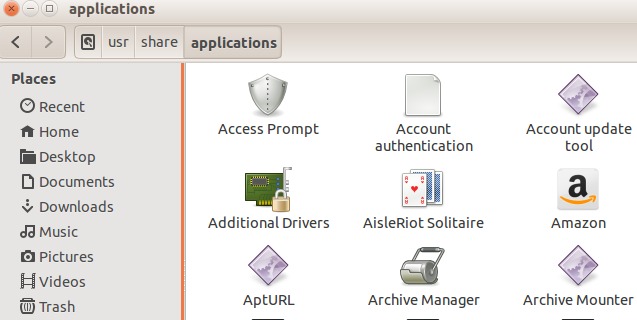 Creat Ubuntu Desktop Shortcuts