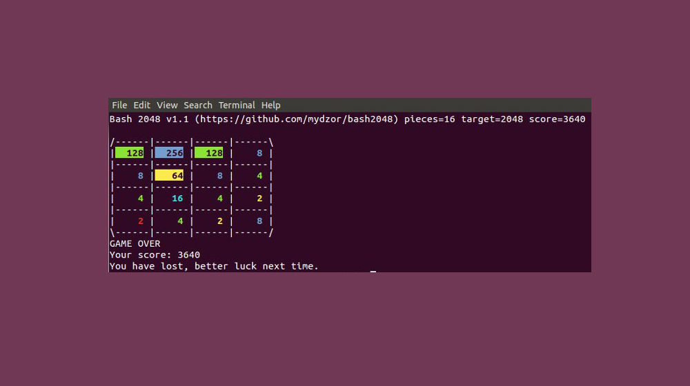Jogar 2048 no terminal do Linux sem complicações - veja como