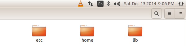 Настройка top bar ubuntu