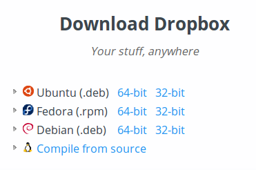 install dropbox