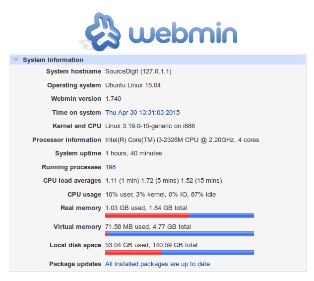 Аналоги webmin для ubuntu