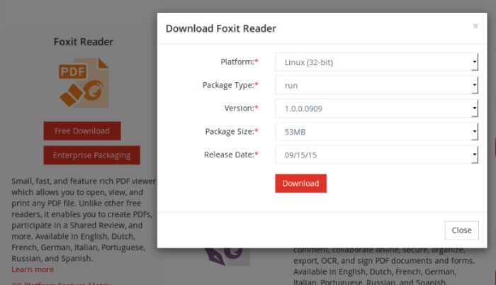 open source pdf reader foxit