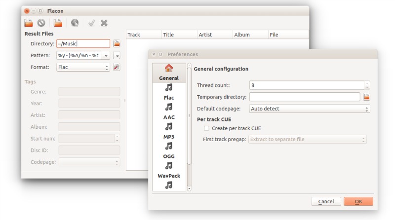 Inhibit Blot Marquee Install Flacon MP3 (Audio files) Extraction Tool on Ubuntu 15.04 & Ubuntu  14.04