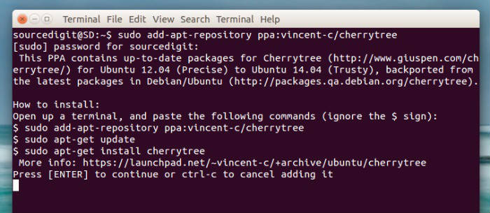 CherryTree 1.0.2.0 for mac instal