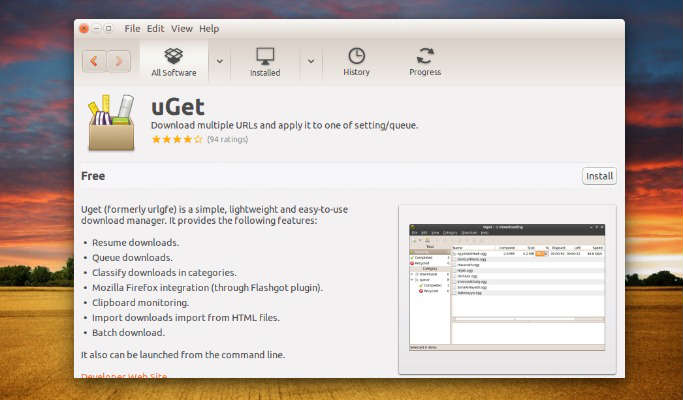 uget-ubuntu-software