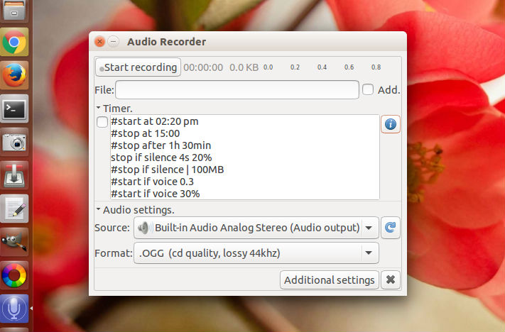 audio-recorder-ubuntu