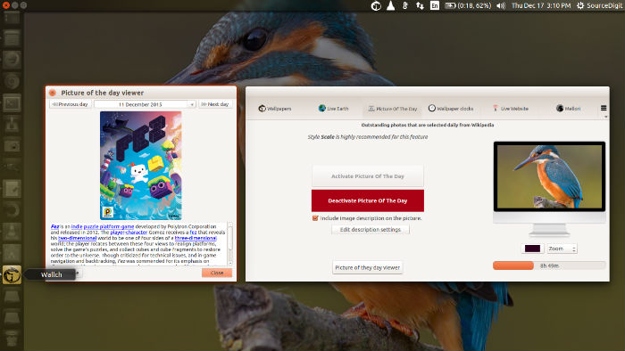 Install Wallch Wallpaper Changer on Linux Ubuntu 15.10 & Ubuntu 14.04