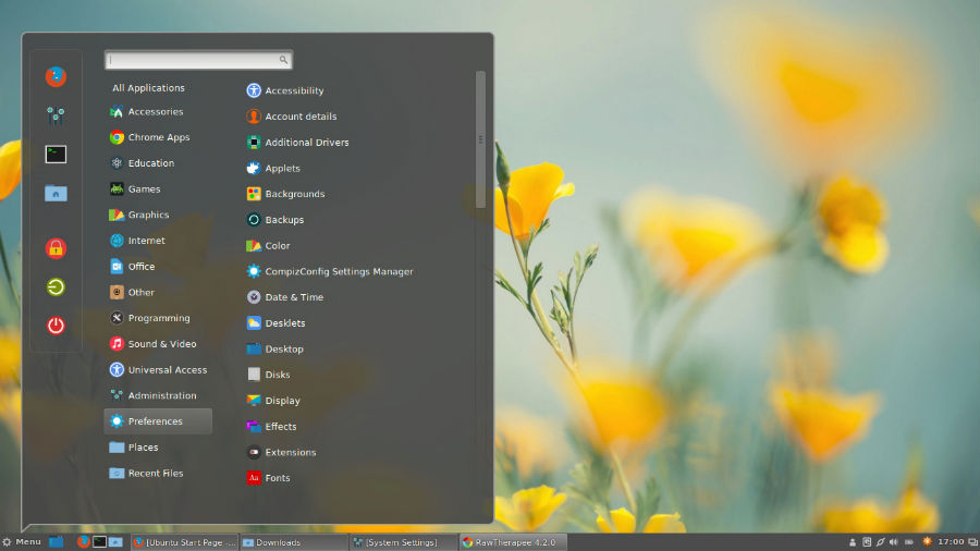 cinnamon desktop environment