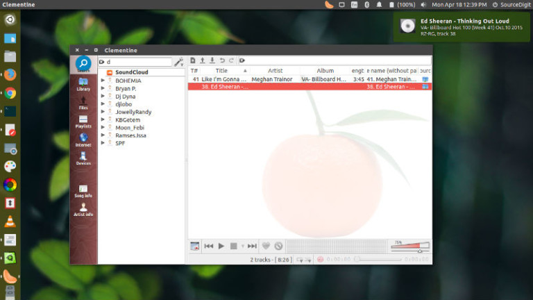 instal Clementine 1.4.0 RC1 (887)