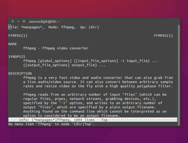 ffmpeg ubuntu 14.04