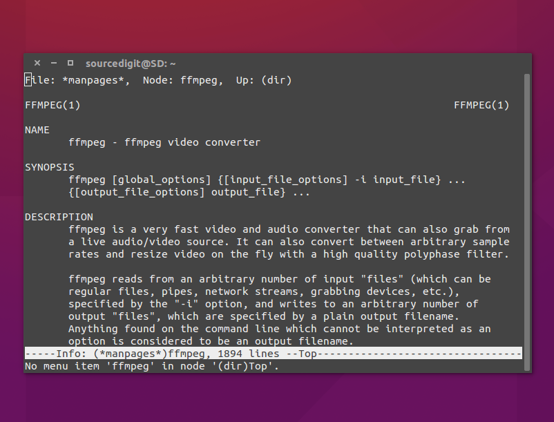 ubuntu how to use ffmpeg