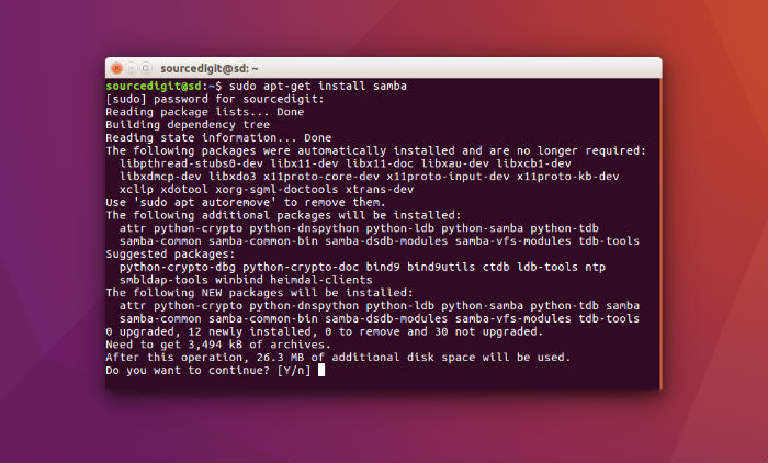 ubuntu 12.04 samba server