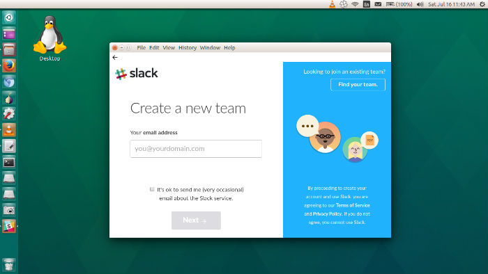 slack install msi