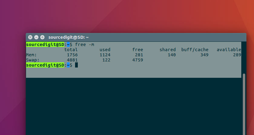How To Ram In Ubuntu Through Terminal