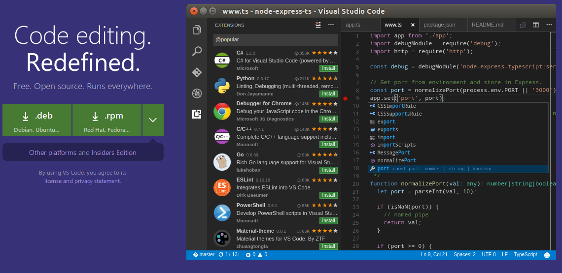 Visual studio code не запускается linux