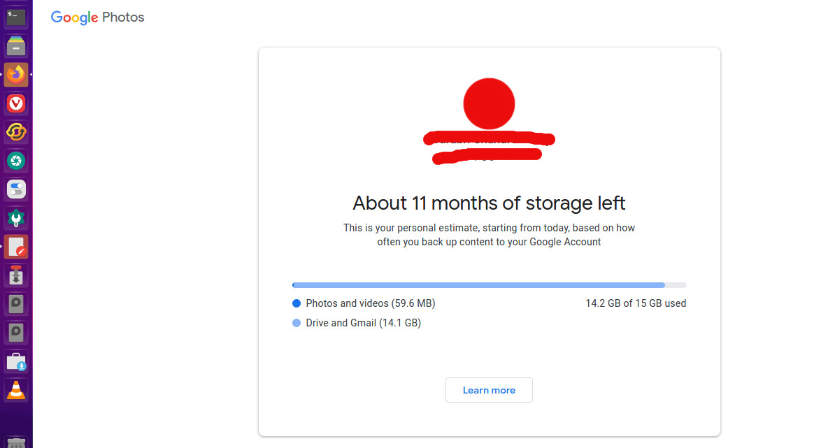 google drive storage limit for students