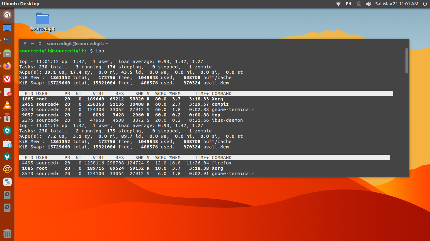 Check Cpu And Memory Utilization In Linux